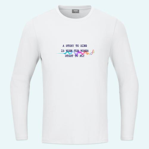 INTENSIA WORDS TO THINK OR TO SING BOOK MERCH - JAKO Longsleeve Organic