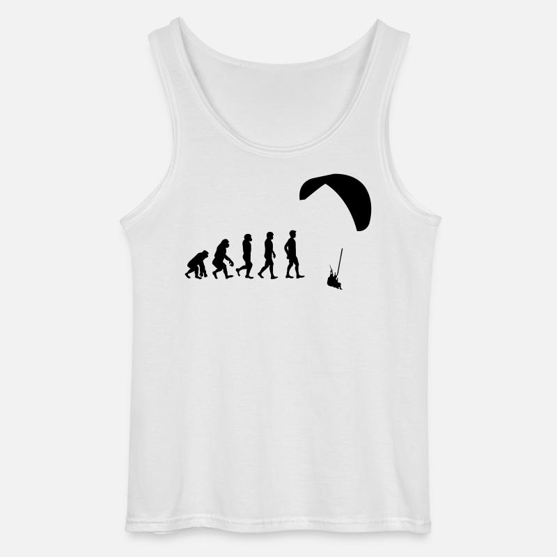 Evolution glider - Gildan Men’s Tank Top - white