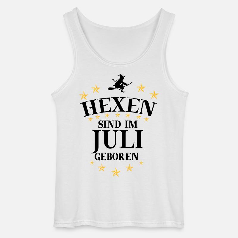 Hexen Juli - Gildan Männer Tank Top - Weiß