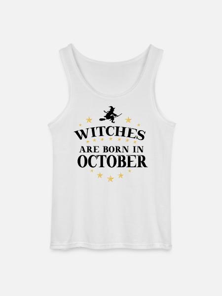 Witches October - Gildan Men’s Tank Top - white