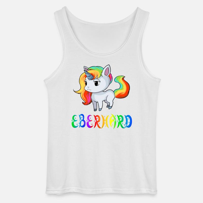 Eberhard Einhorn - Gildan Männer Tank Top - Weiß