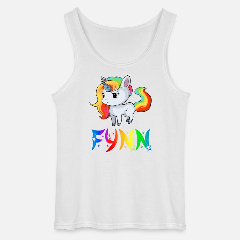 Fynn Einhorn - Gildan Männer Tank Top - Weiß