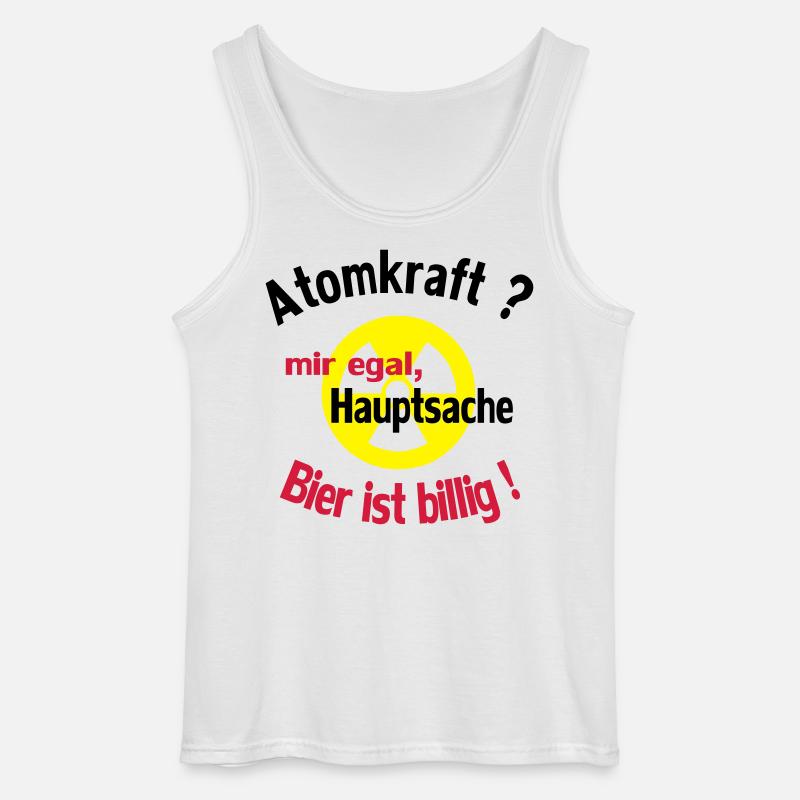 Trinkspruch - Gildan Männer Tank Top - Weiß