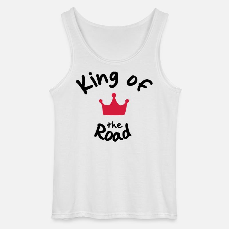 Biker - Gildan Männer Tank Top - Weiß