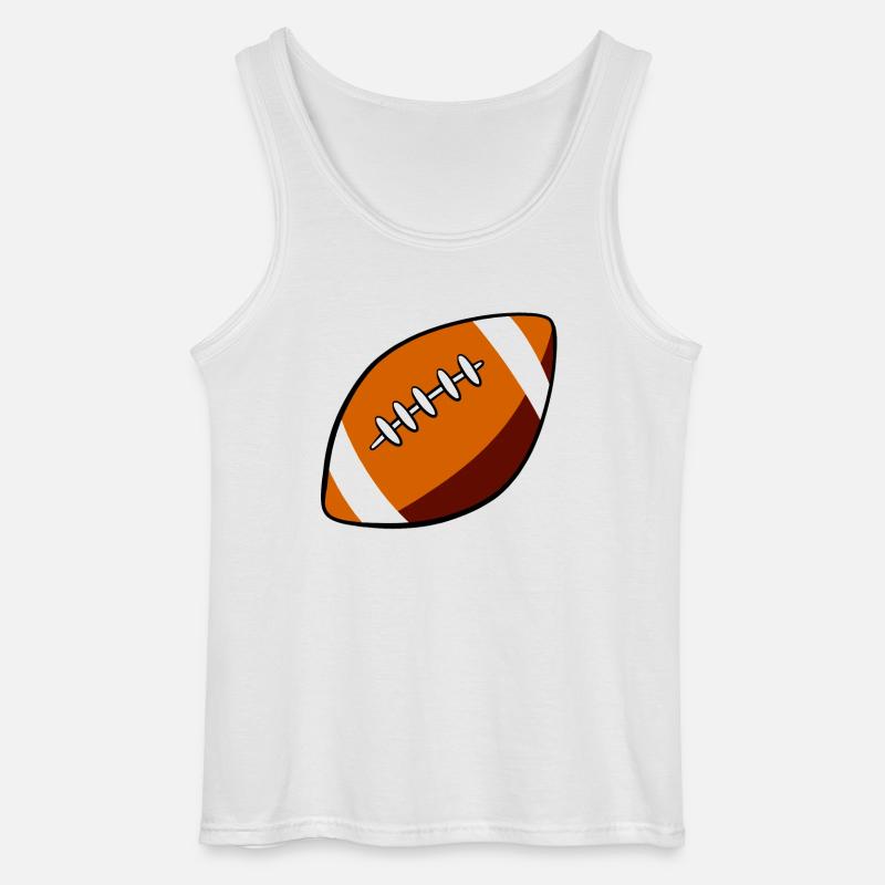 rugby - Gildan Men’s Tank Top - white