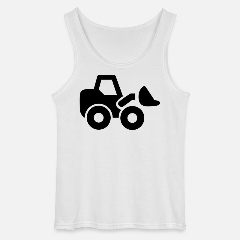 Bagger - Gildan Männer Tank Top - Weiß