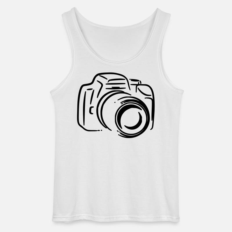 Foto-Reflex - Gildan Männer Tank Top - Weiß