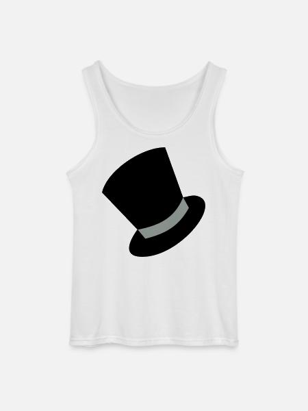 zylinder - Gildan Männer Tank Top - Weiß