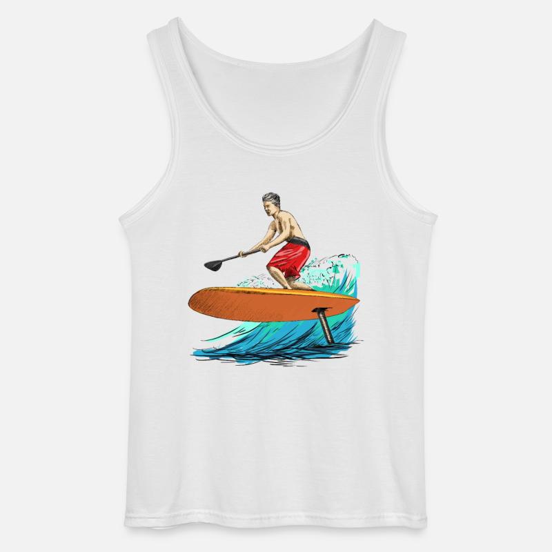 foiling - Gildan Männer Tank Top - Weiß