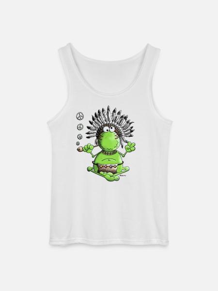 Peace Frosch - Gildan Männer Tank Top - Weiß