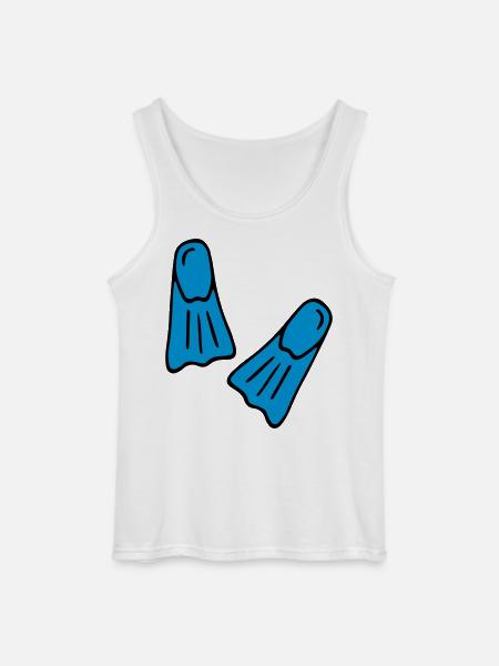 Funny gifts for divers - Gildan Men’s Tank Top - white