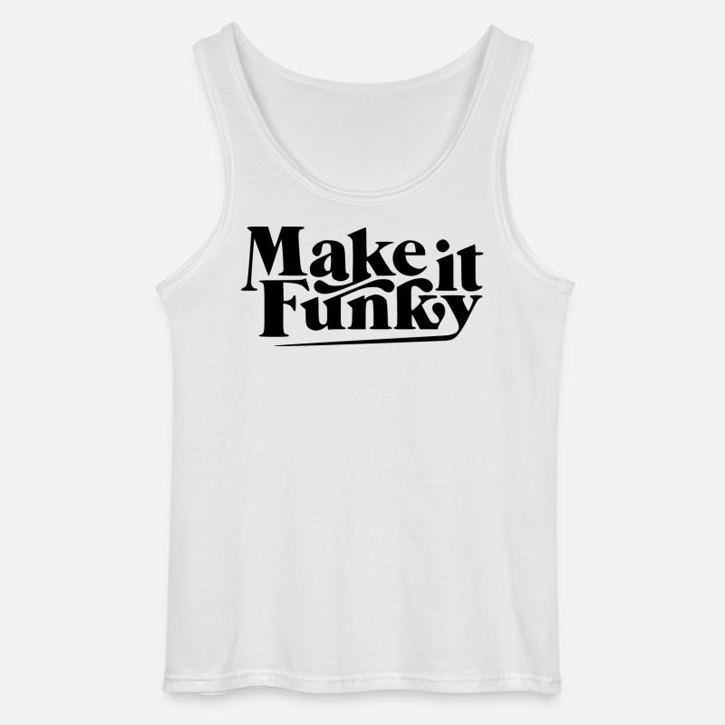Make it funky - Gildan Men’s Tank Top - white