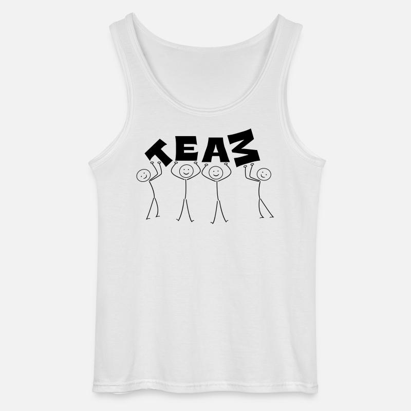 Team - Gildan Männer Tank Top - Weiß