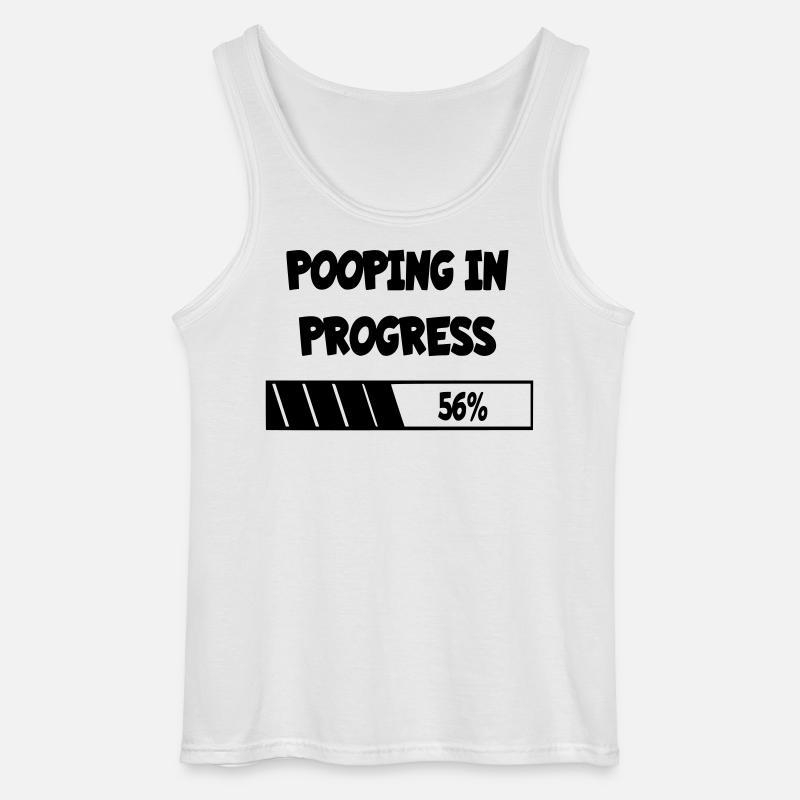 im Werden, Fortschritt * - Gildan Männer Tank Top - Weiß
