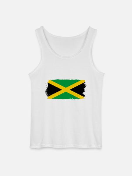 Jamaica Jamaika - Gildan Men’s Tank Top - white