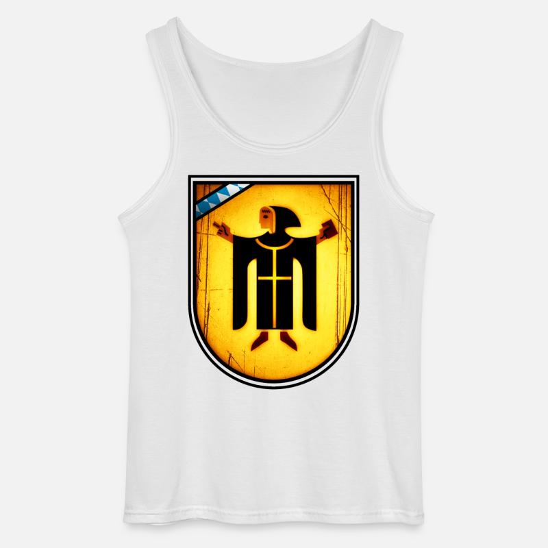 München's Mönch - Gildan Männer Tank Top - Weiß