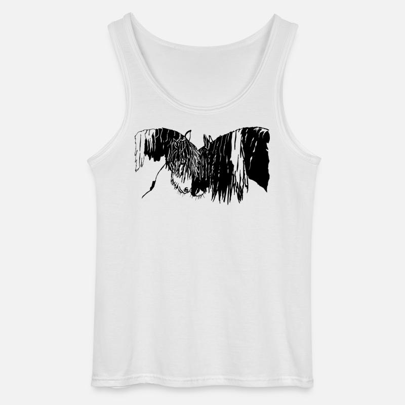 wunderschöne Tinker Reiten Pferde  - Gildan Männer Tank Top - Weiß