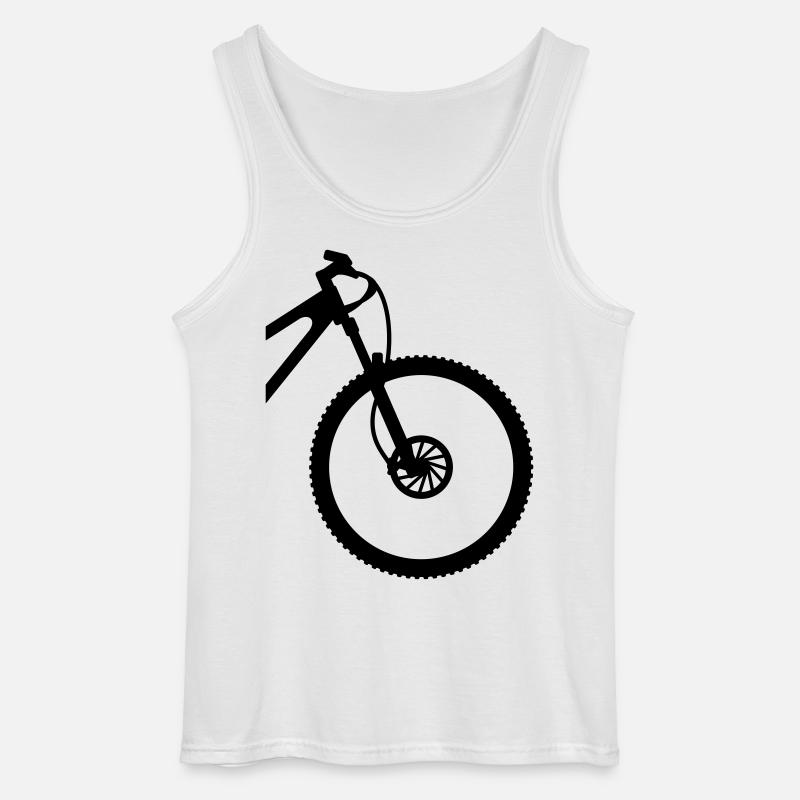 VTT front - Débardeur Gildan Homme - blanc