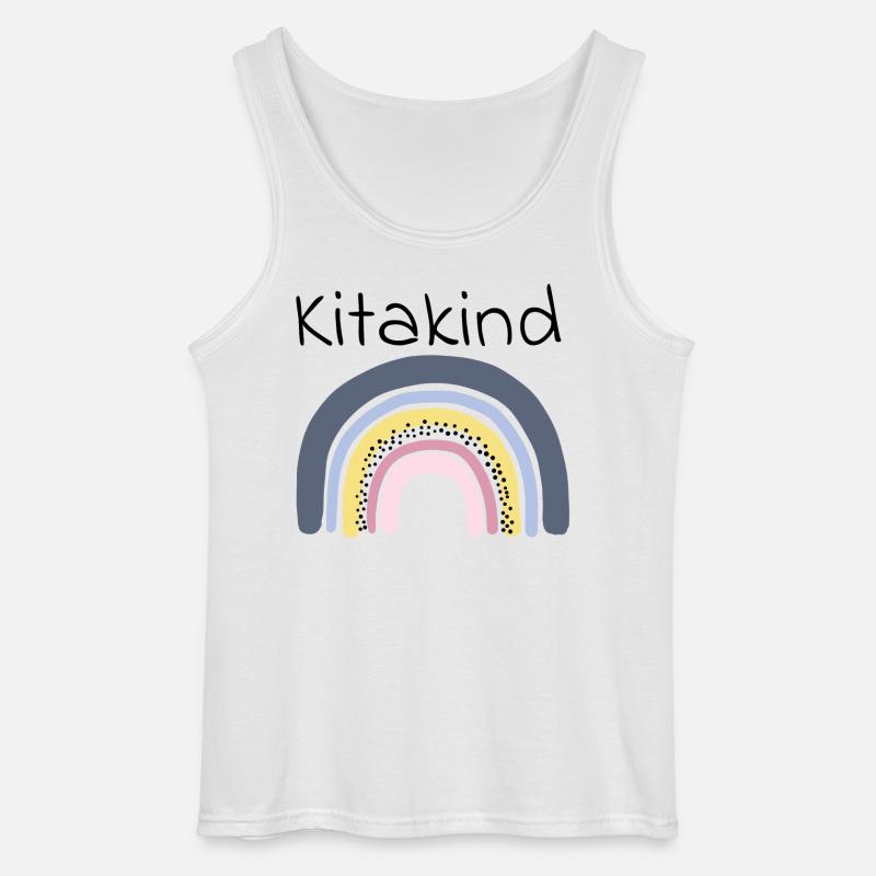 Kitakind Regenbogen - Gildan Männer Tank Top - Weiß