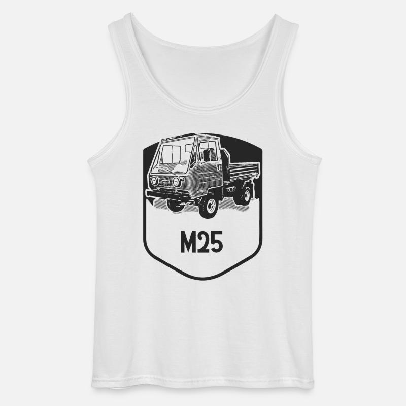M25 Multicar DDR Klassiker - Gildan Männer Tank Top - Weiß