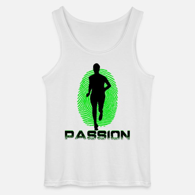 Runner - Gildan Men’s Tank Top - white