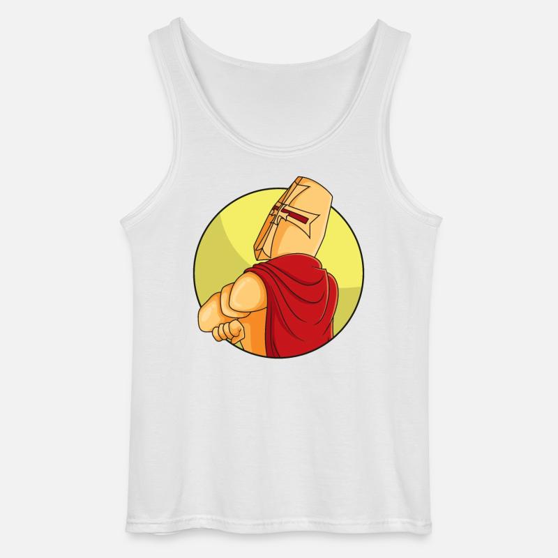 Ritter Sturkopf - Gildan Männer Tank Top - Weiß