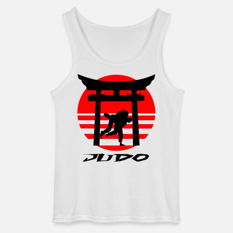 Judo - Gildan Men’s Tank Top - white