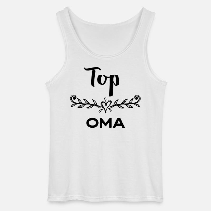 Oma Statement Großmutter Gratulation Superoma - Gildan Männer Tank Top - Weiß