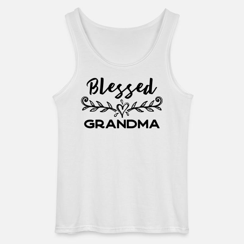 Großmutter Lieblingsoma Superoma Oma Statement - Gildan Männer Tank Top - Weiß