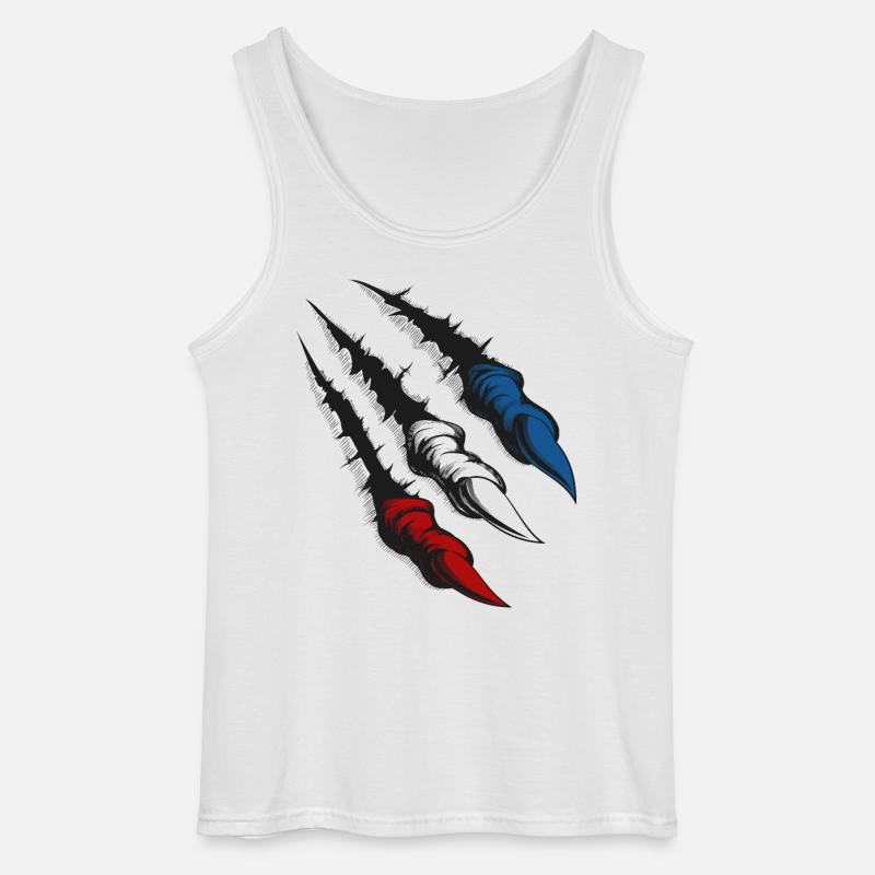 Rostocker Krallen - Gildan Männer Tank Top - Weiß