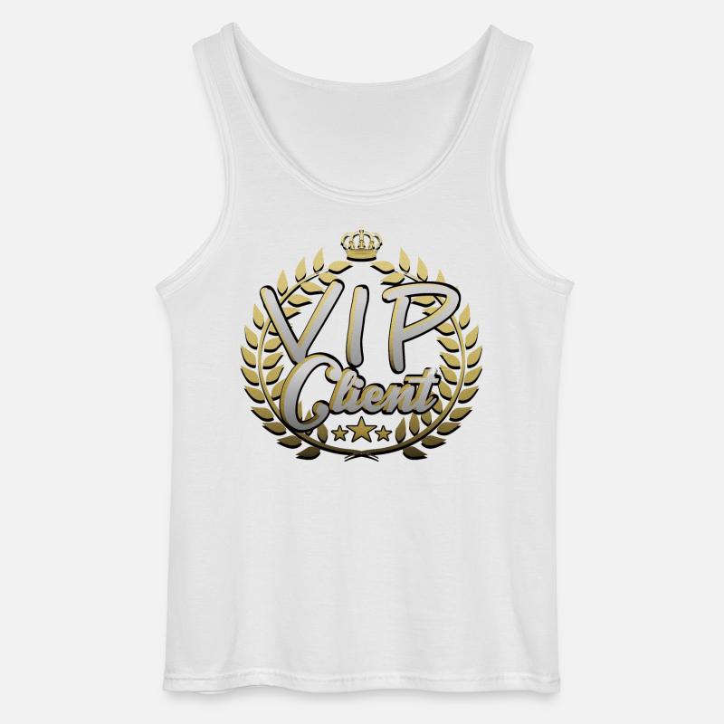 VIP Client - Gildan Männer Tank Top - Weiß