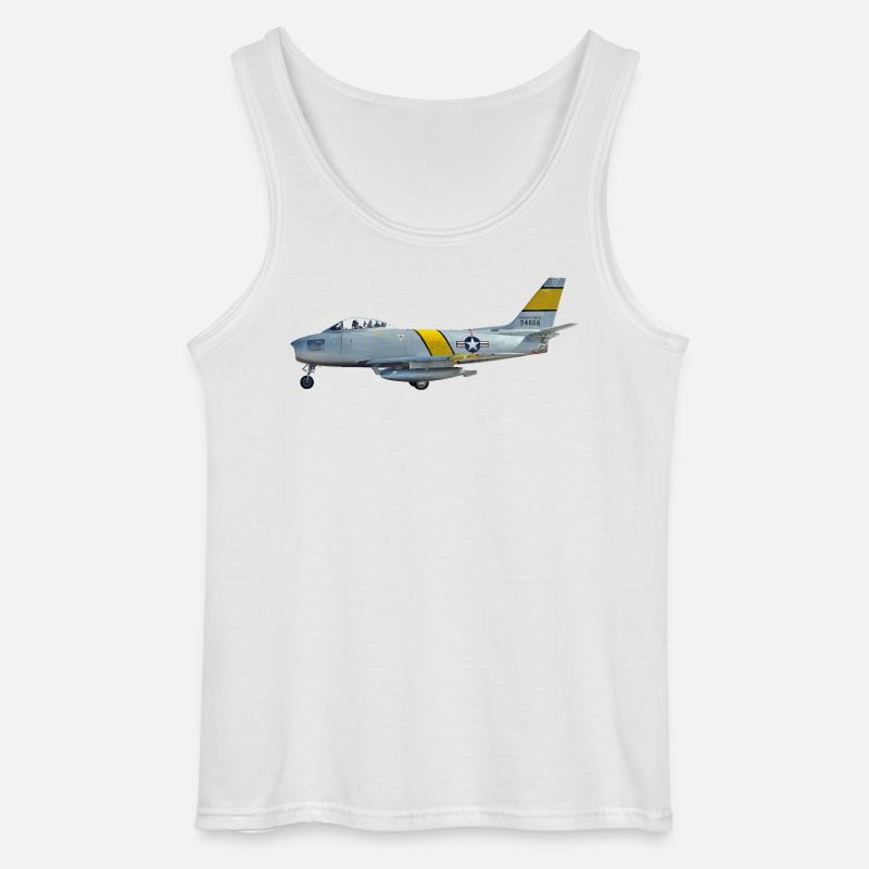 F-86 Sabre - Gildan Männer Tank Top - Weiß