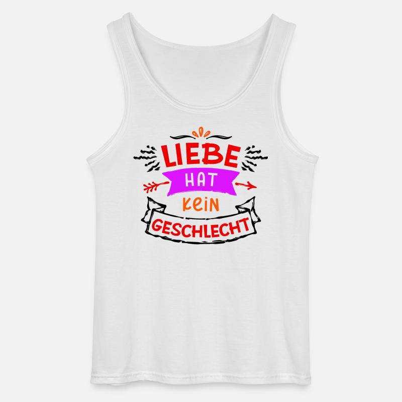 Lgbt Gleichgeschlechtliche Partnerschaft Statement - Gildan Männer Tank Top - Weiß