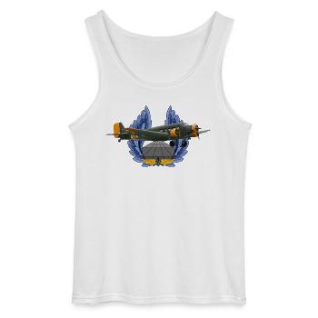 Ju-52 - Gildan Men’s Tank Top - white - Front - AI Model Male 185 dark (185cm)