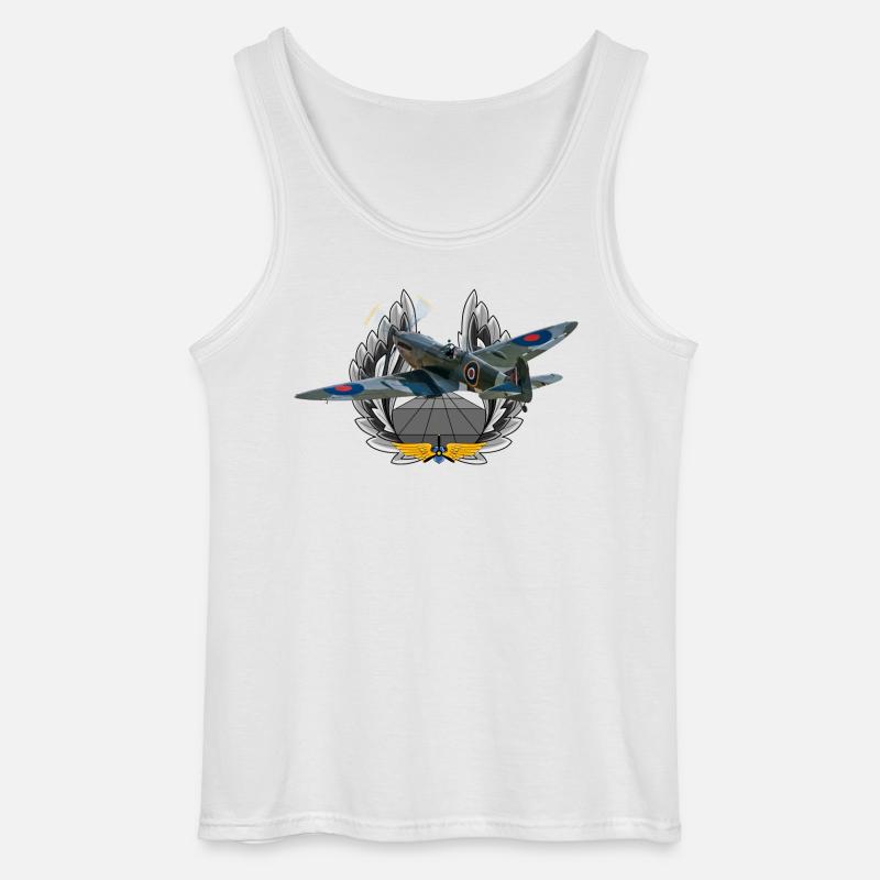 Spitfire - Gildan Männer Tank Top - Weiß