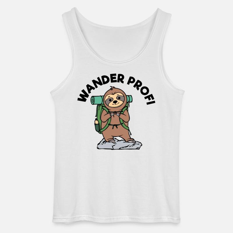 Wandern Statement Klettern Wanderrouten Wanderer - Gildan Männer Tank Top - Weiß