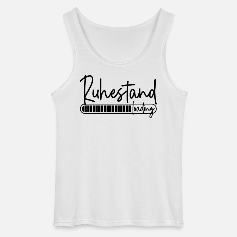 Ruhestand loading - Gildan Männer Tank Top - Weiß