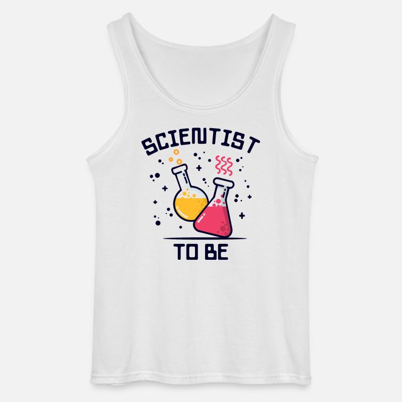 Workaholic Wissenschafter Statement Beruf Karriere - Gildan Männer Tank Top - Weiß