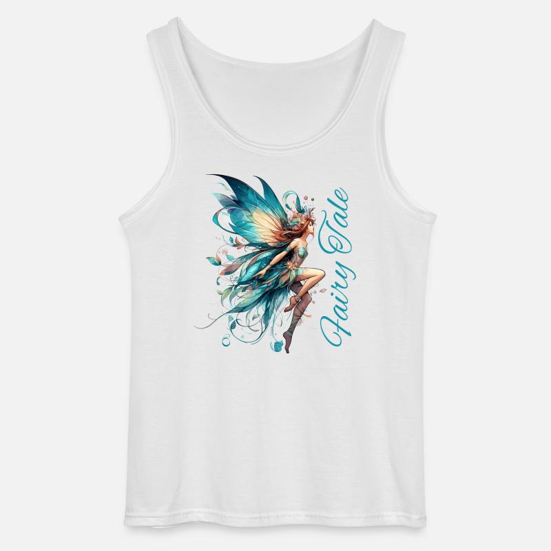 Fee Märchen Geschenk - Gildan Männer Tank Top - Weiß