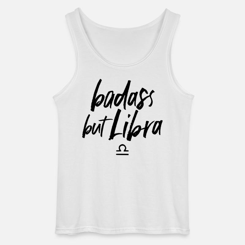 Astro Badass but Libra - Gildan Männer Tank Top - Weiß