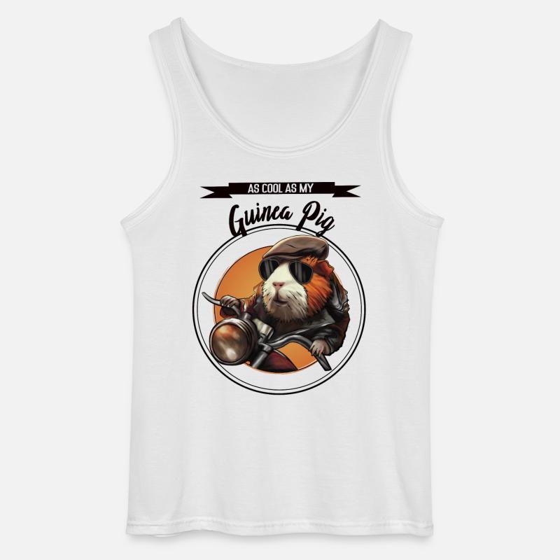 Cooles Meerschweinchen – Statement Design - Gildan Männer Tank Top - Weiß