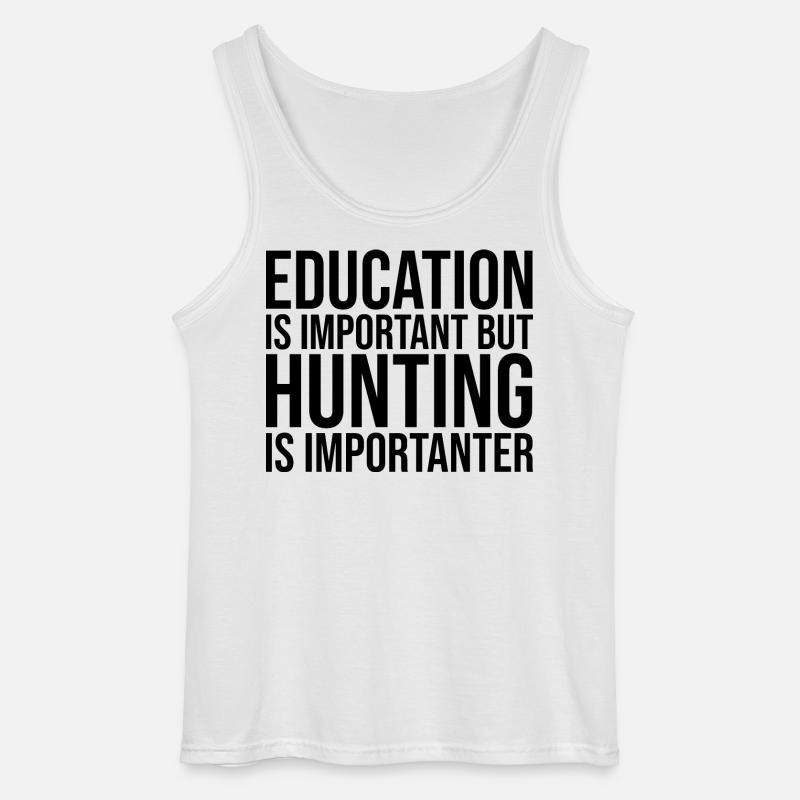 Jagd - Gildan Männer Tank Top - Weiß