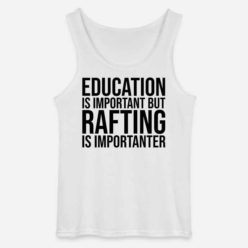Rafting - Gildan Männer Tank Top - Weiß