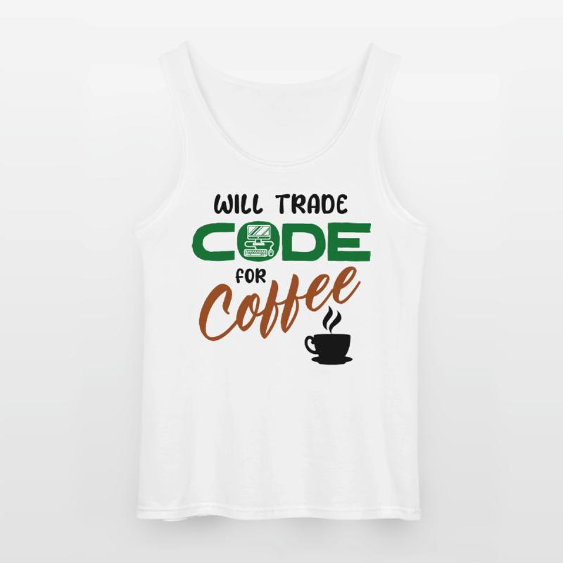 Code Statement Developer Computerfreak Informatik Gildan Männer Tank Top