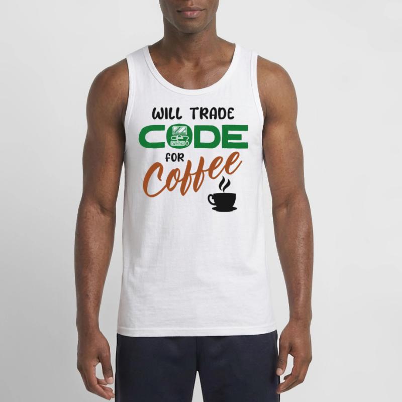 Code Statement Developer Computerfreak Informatik Gildan Männer Tank Top