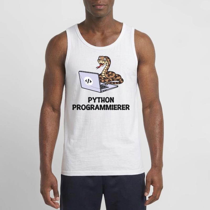 Programmierer Computer Code Developer Statement Gildan Männer Tank Top