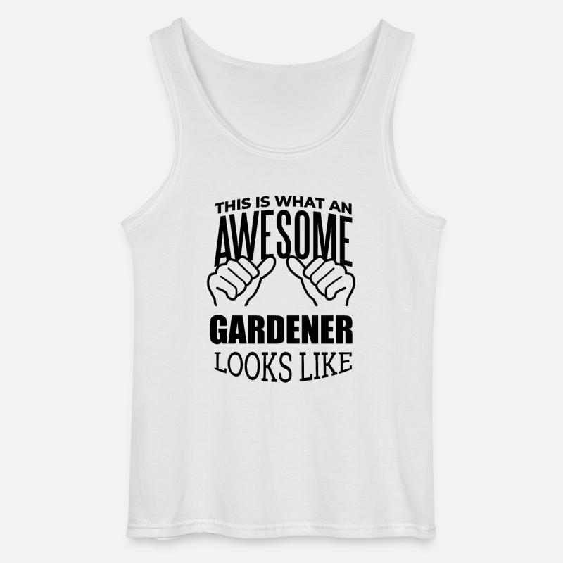 Gärtner - Gildan Männer Tank Top - Weiß
