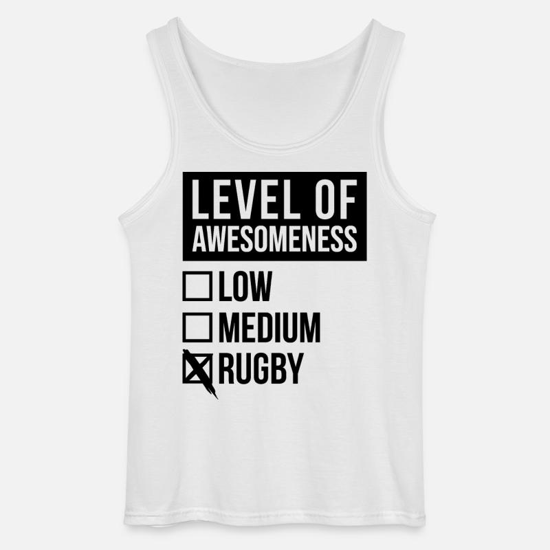 Rugby - Gildan Men’s Tank Top - white