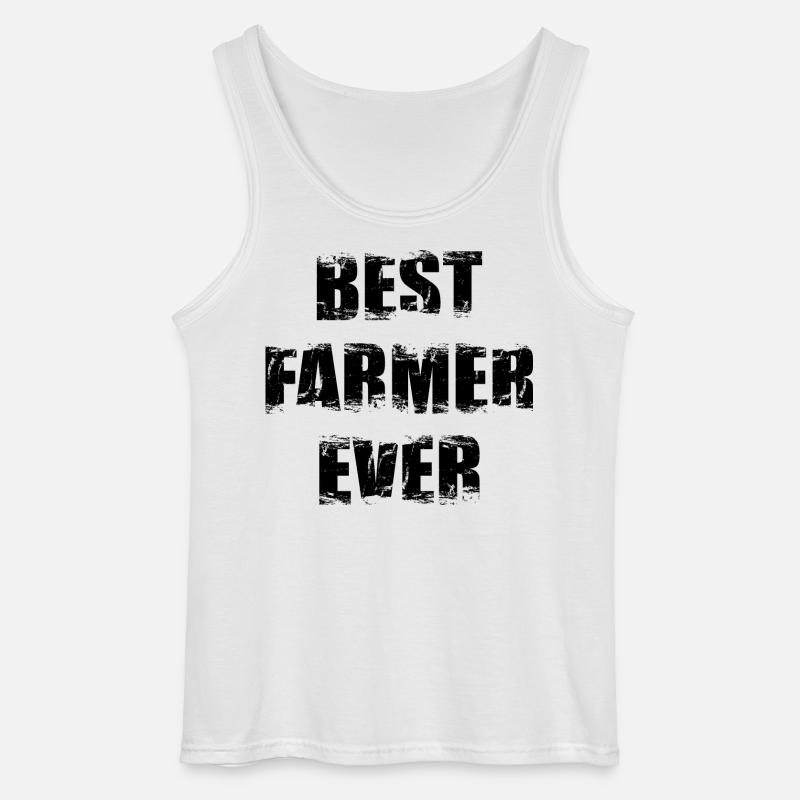Bester Bauer - Gildan Männer Tank Top - Weiß