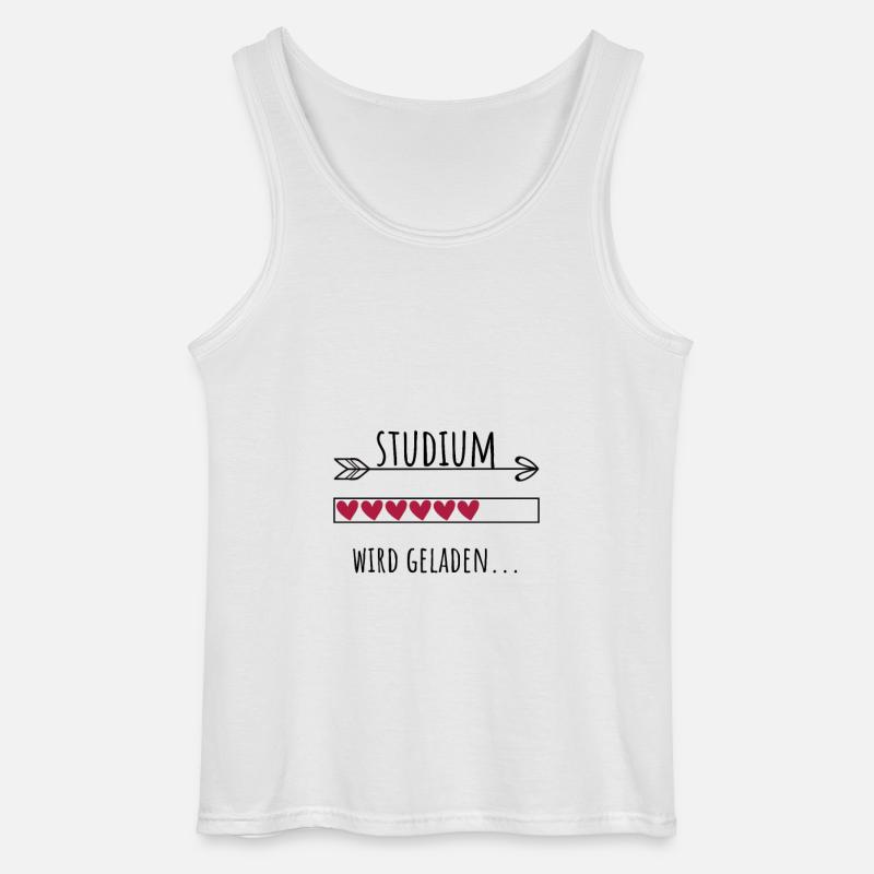 Studium Personalisierter Beruf Mädchen - Gildan Männer Tank Top - Weiß